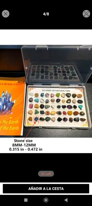 Colección 50 Minerales Naturales