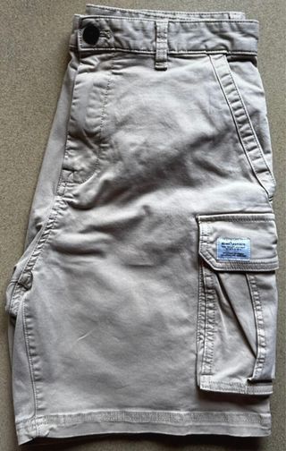 Pantaloncini cargo uomo beige taglia 40