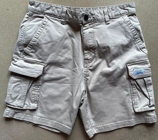 Pantaloncini cargo uomo beige taglia 40