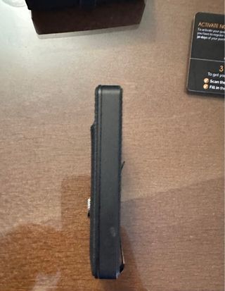 TRAVANDO Cartera Tarjetero Aluminio Hombre Negro