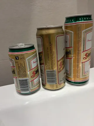 3 Lattine Vuote San Miguel