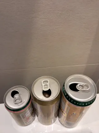 3 Lattine Vuote San Miguel