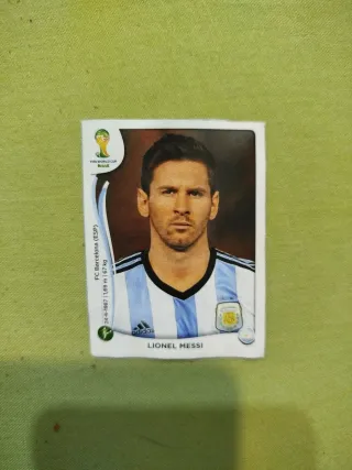 Cromos Lionel Messi FC Barcelona Mundial Brasil 20