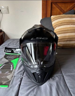 NUEVO Casco Moto LS2 Negro