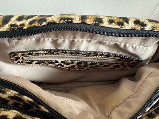 Bolso Leopardo Beige, Marron , Negro