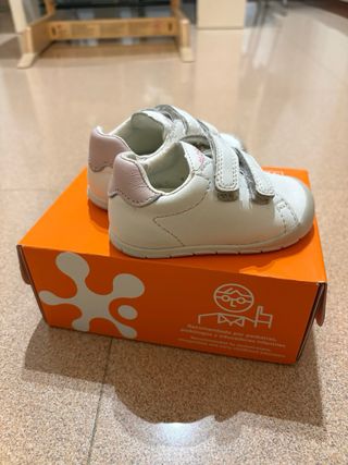 Zapatillas Pablosky Bebe Blancas Velcro