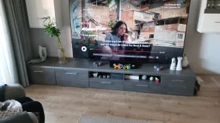 Mueble TV y mesa extensible 2 piezas