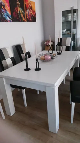 Mueble TV y mesa extensible 2 piezas