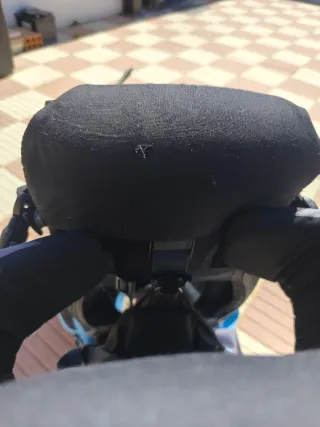 Mochila Portabebés Dromader Montaña Negro/Azul