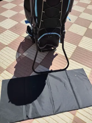 Mochila Portabebés Dromader Montaña Negro/Azul