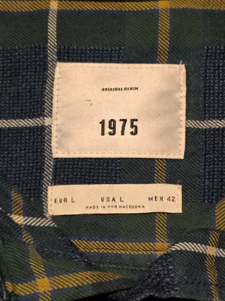 Camisa Zara cuadros Talla L nueva con etiquetas