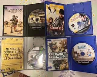 Lote 4 Juegos PlayStation2 PS2 Pal Espańol 20€