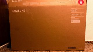 Televisor Samsung QLED de 55 pulgadas. -Pantalla d