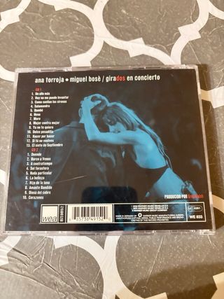 CD Ana Torroja y Miguel Bosé - Gira
