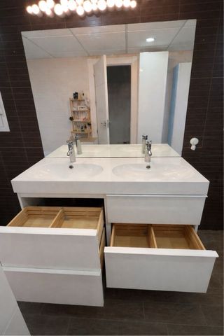 Mueble de baño doble lavabo