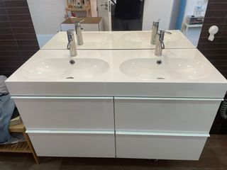 Mueble de baño doble lavabo