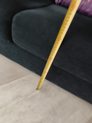 Sofá de 2 plazas tela negro y morado