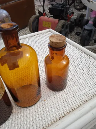 Botellas Farmacia Antigua Arnica Los Pirineos