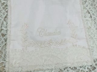 Babero y pañito bebé bordado