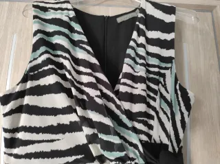 Vestito lungo zebrato taglia XXXL