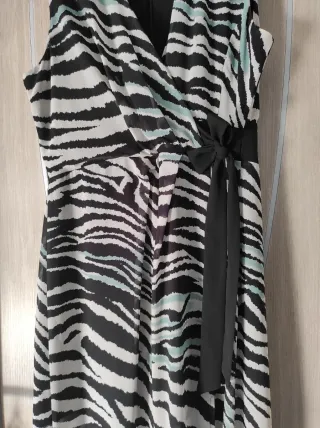 Vestito lungo zebrato taglia XXXL