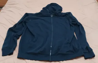Sudadera con capucha azul