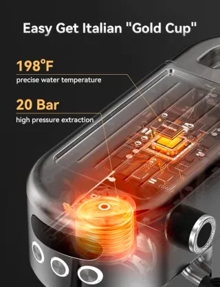 Cafetera Espresso Acero Inoxidable