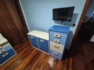 Muebles dormitorio infantil/juvenil azul