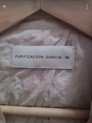 Chaqueta Purificación García Beige