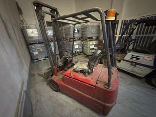 Carretilla elevadora Linde a batería