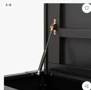 Baúl de exterior negro