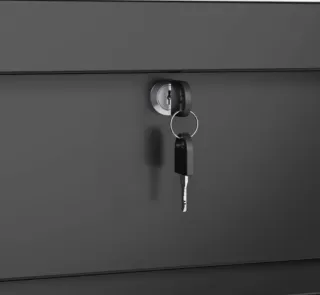 Baúl de exterior negro