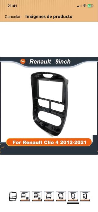 Marco 9” para Renault Clio 4 (2012-2021)