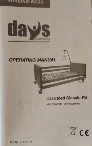 Letto elettrico articolato con telecomando