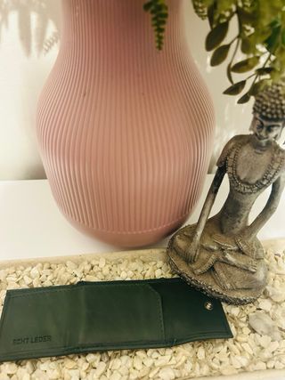 Cartera Hombre Piel Verde Dolphin