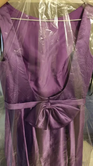 Vestido largo morado invitada boda