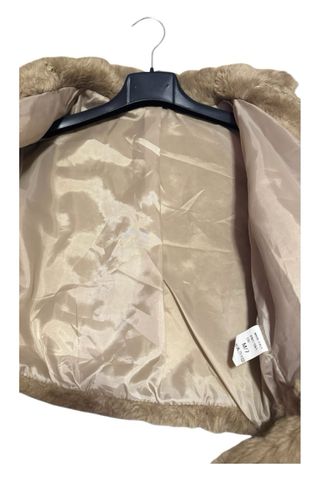 Giacca corta eco pelliccia catena oro M Napoli