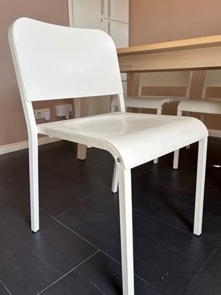 Mesa comedor nórdica + 4 sillas