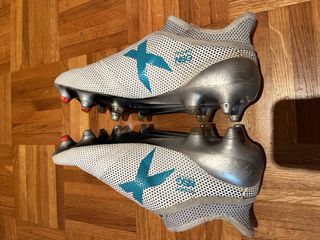 Botas de fútbol Adidas X blancas