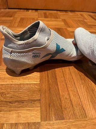 Botas de fútbol Adidas X blancas