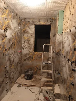 Barbacoa de obra con chimenea