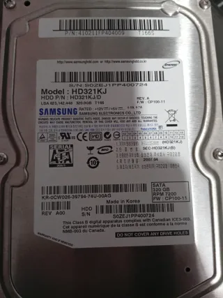 Disco Duro Samsung 320GB
