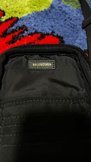 Tracolla Balenciaga Tour Eiffel Paris Nera