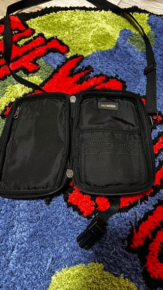 Tracolla Balenciaga Tour Eiffel Paris Nera