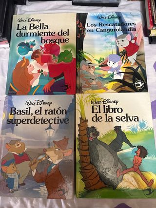 4 clásicosde walt disney en tapa dura