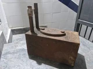 Paila antigua para horno de leña