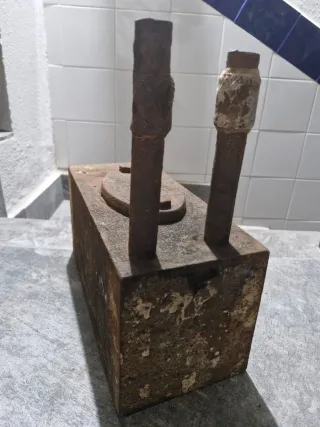 Paila antigua para horno de leña