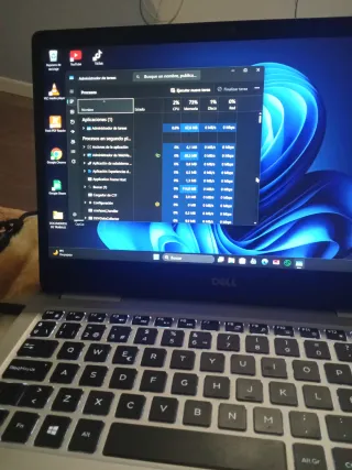 Portátil Dell Negro/Plateado