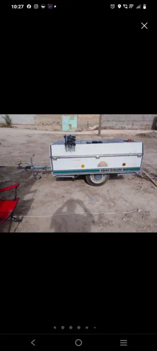 Caravana para camping