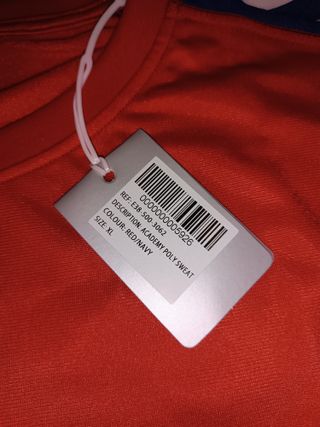 Sudadera Entrenamiento Hummel XL Roja Hombre